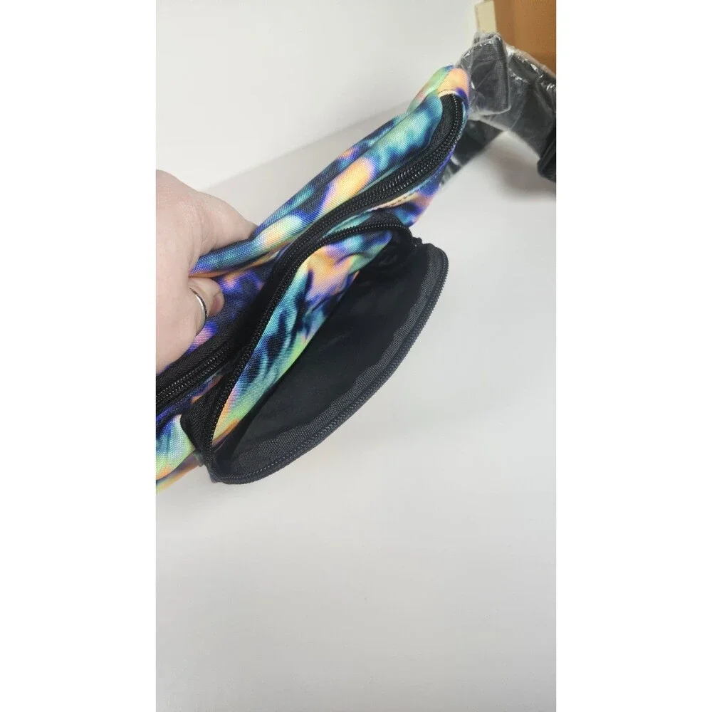 Victoria’s Secret Pink Tie Dye Oversized Fanny Pack / Belt Bag NWT Multi-Color